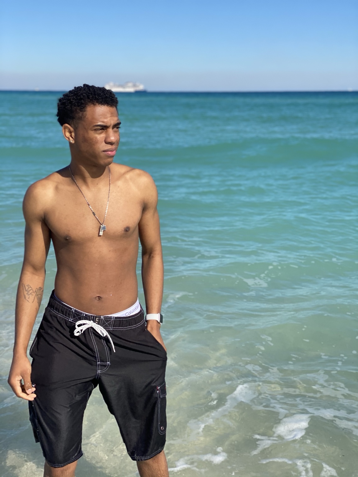 Elijah earlier in his fitness journey